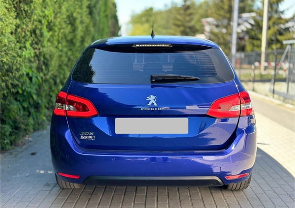 Peugeot 308 cena 36500 przebieg: 135000, rok produkcji 2018 z Ostrzeszów małe 92